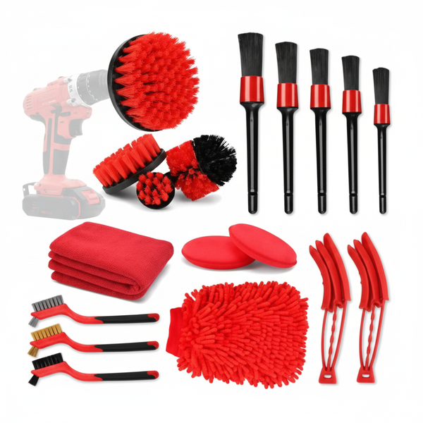 Set Četki za Detaljno Čišćenje Automobila - Profesionalni Detailing